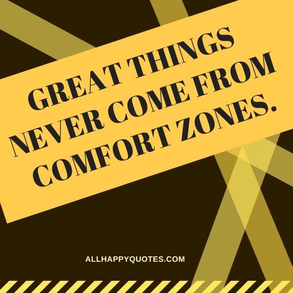 comfort zones