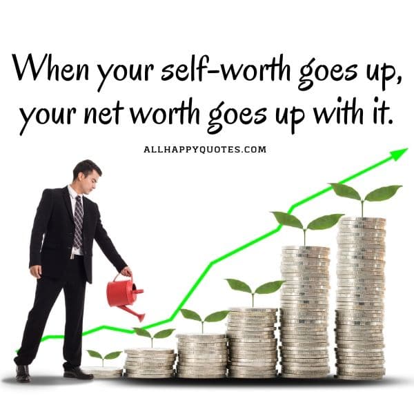 net worth goes up