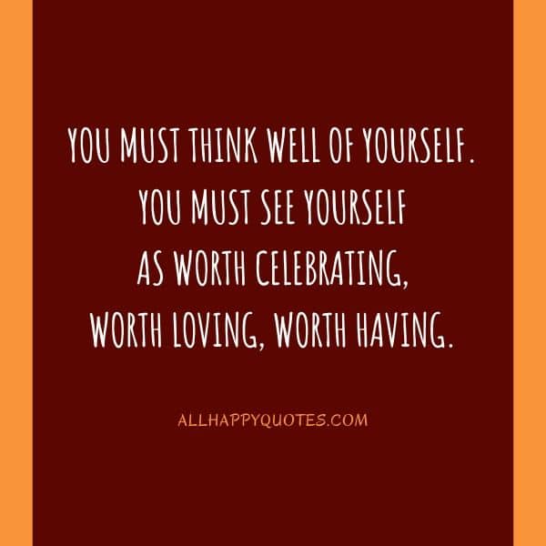 quotes about self worth and love